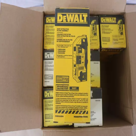 DEWALT Heavy Duty Dust Extraction Filter Assembly SET OF 8 DWH302Dh LOT of 8