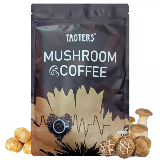 MULTI Mushroom Coffee,Organic-Smooth Supplement (30 Servings)2000mg Enhance mood