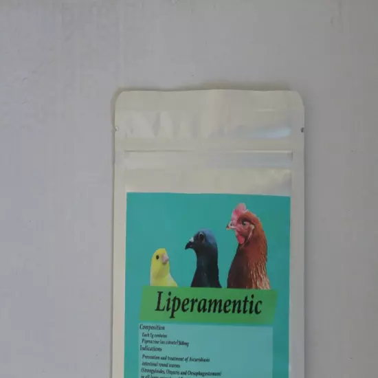 100g Piperazine Bag chicken dewormer ducks birds poultry wormer aviary 