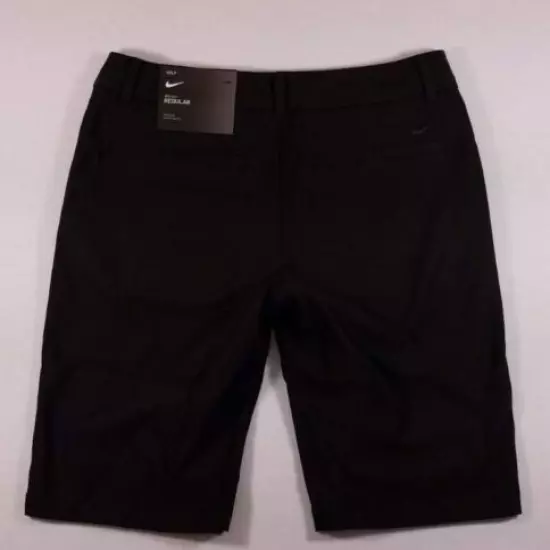 NWT Women's NIKE Tournament Black Dri-Fit Golf Shorts Regular Fit ~ 747135 ~ 2