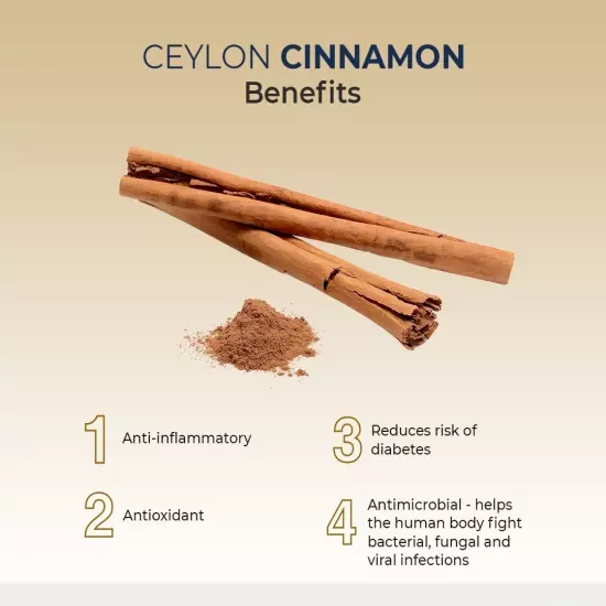 Ceylon Cinnamon Sticks Organic 100% Pure True Cinnamon Herb High Quality Spice