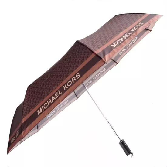 Michael Kors Umbrella Travel Braun New