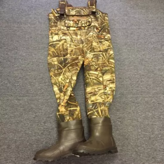 KOBUK 5mm Kobuk Max-4 Camo Neoprene Fishing/ Hunting Wader Lug Size 9 1600 Gram