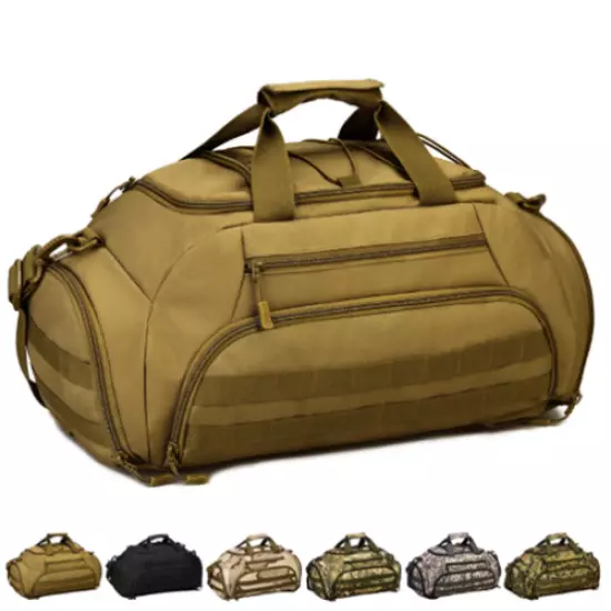 3 ways Tactical Nylon Duffel Military Hiking Backpack Outdoor HandBag Travel Bag