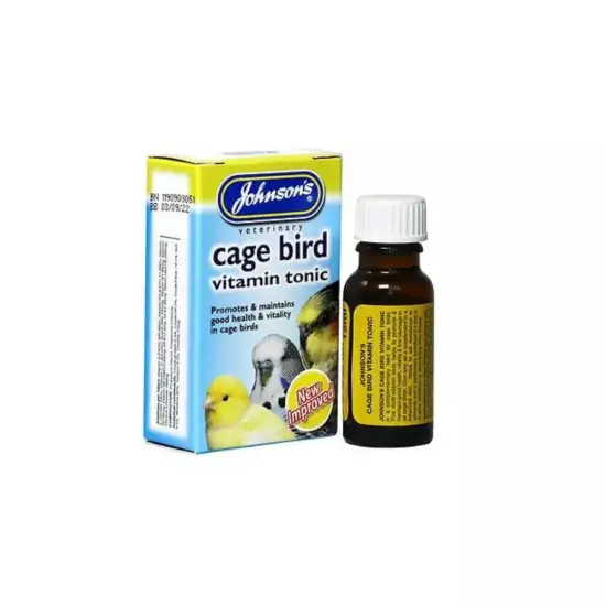 Johnson's Cage Bird Vitamin Tonic Promote Good Health 15ml