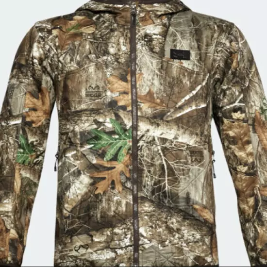 Under Armour Realtree Edge Mid Season Kit Brow Tine Camo Jacket Mens (Size L)