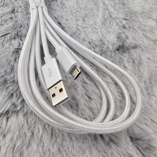 Cordzilla 10ft Rapid Charge Micro USB to USB Braided Nylon Cable USB B to USB A