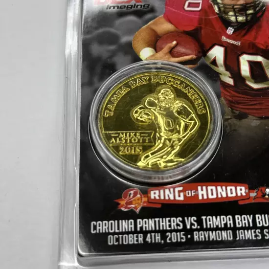 Tampa Bay Bucs Mike Alstott Coin Ring of Honor Commemorative Sealed