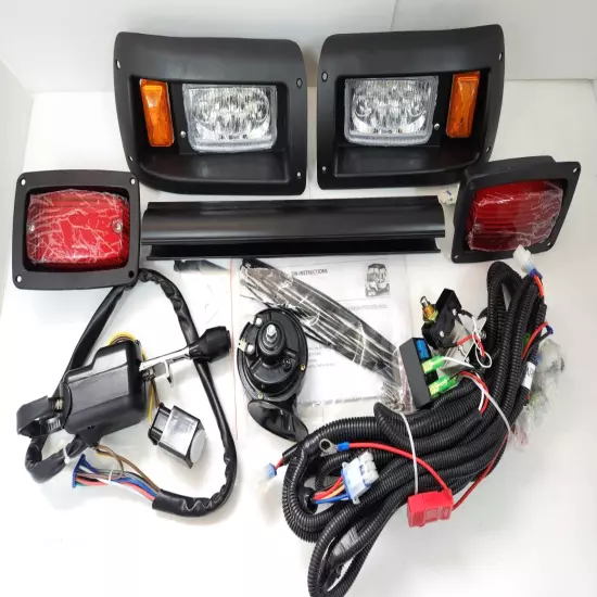 CLUB CAR GOLF CART Deluxe LED Light Kit with Horn - Street Legal, 1993-Up DS