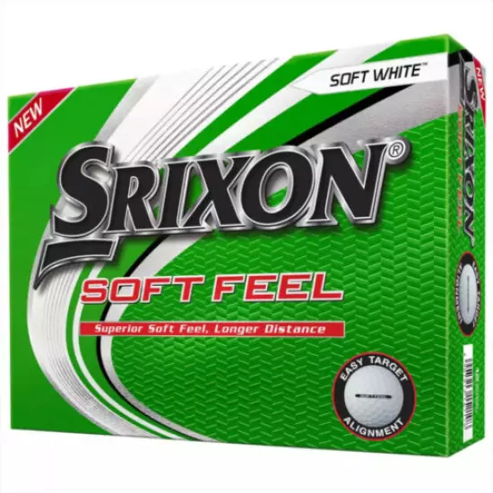 NEW Srixon Soft Feel 12 Golf Balls 2021 - Choose Color and Quantity