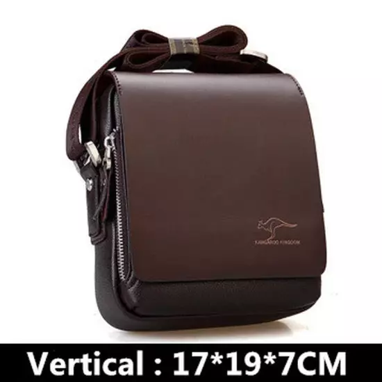 New Arrived Luxury Brand Men'S Messenger Bag Vintage PU Leather Shoulder Bag Han