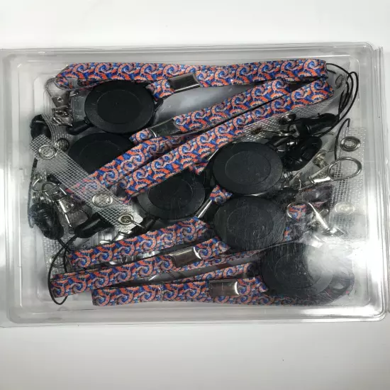 ID lanyards with retractable reels