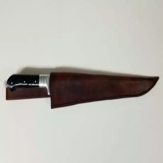 Khyber Bowie Dirk Knife 19" with Custom Leather Sheath Hand-Stitched in the USA