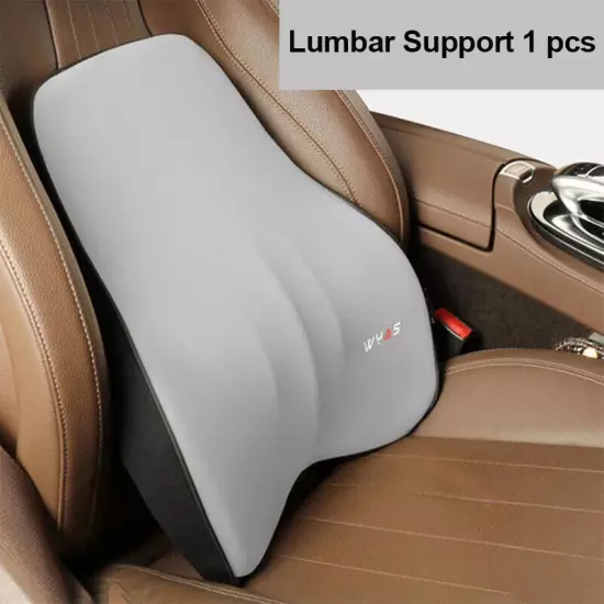 Car Pillow Lumbar Support Back Cushion Car Seat Neck Pillow Auto Pillow Cushion