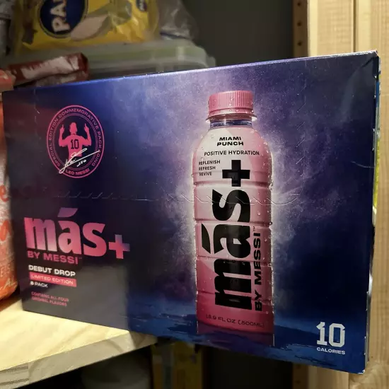 Más+ By Messi Commemorative Launch Variety Pack of 8