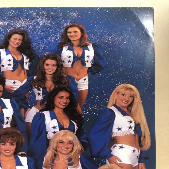 Dallas Cowboys Cheerleaders Team Squad Roster Hardstock Photo 1996-97 8x10