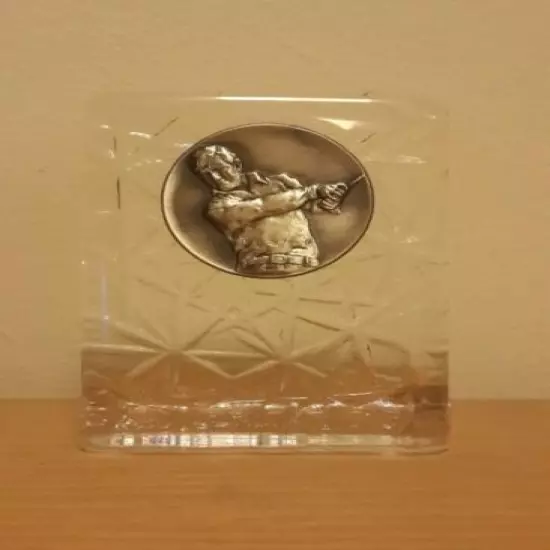 Vintage Golf Trophy Prize Sport Winning Pro Golf Club Collectible Paperweight.