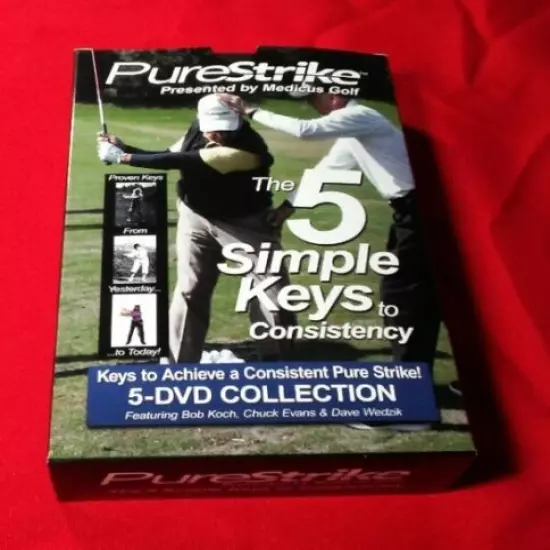 Medicus GOLF Training-PureStrike 5DVD Video set The 5 Simple Keys to Consistency