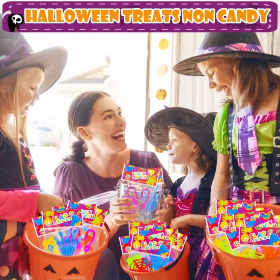 Halloween Treats Non Candy Goodie Bag Stuffer Fillers for Kids 48 PCS,Bulk... 