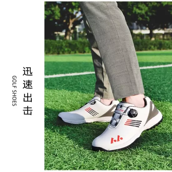 High Quality Waterproof Golf Shoes Men Professional Swivel Buckle Walking Shoes