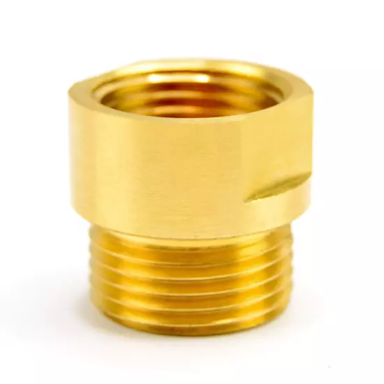 7/8" Male Pipe x 1/2" Female Pipe Adapter, Brass, Pipe Fitting