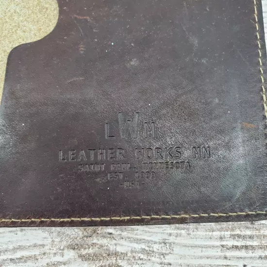 Leather Works MN Navigator Note Wallet