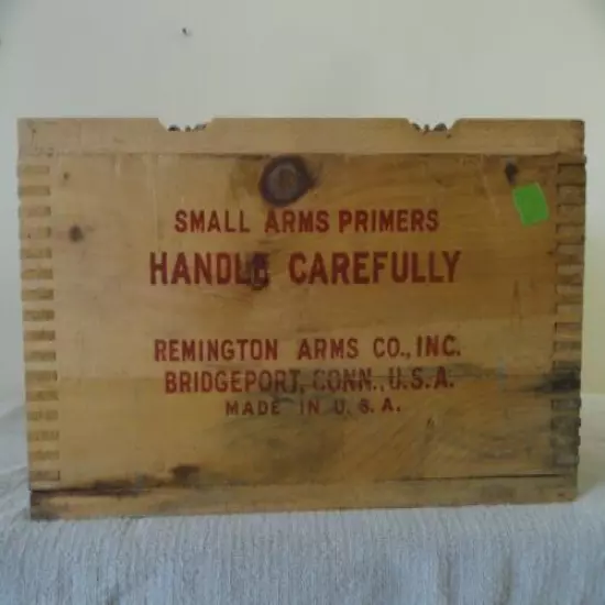 VINTAGE REMINGTON SMALL ARMS PRIMER BOX