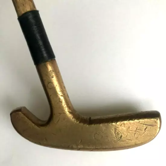 Vintage Otey Chrisman The Golden Touch Putter Hickory Shaft RH