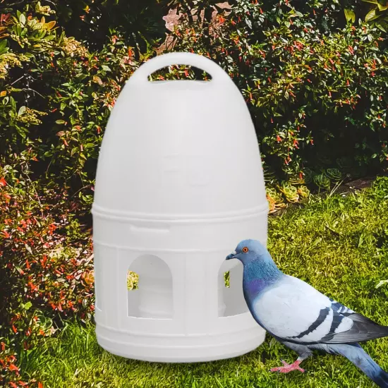 Pet Drinker Pigeons Birds Water Pot Container Dispenser Feeding Supplies Clear