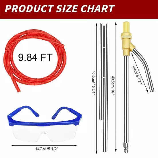 Pressure Washer Wet Sand Blaster Attachment Dustless Abrasive Sandblasting Kit