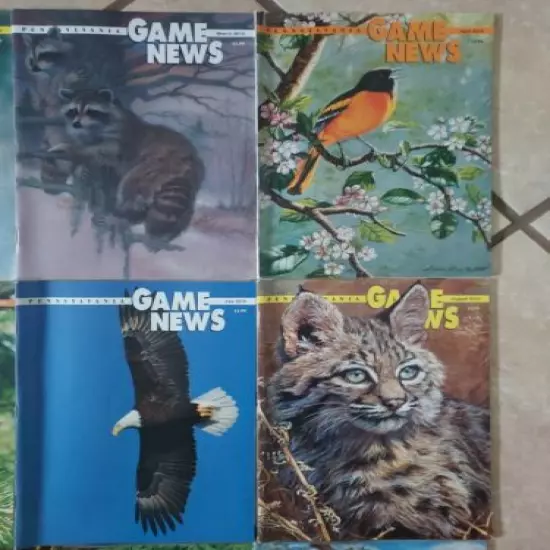 VG+++ Complete 2010 (Jan thru Dec) LOT OF 12 PENNSYLVANIA GAME COMMISSION NEWS 