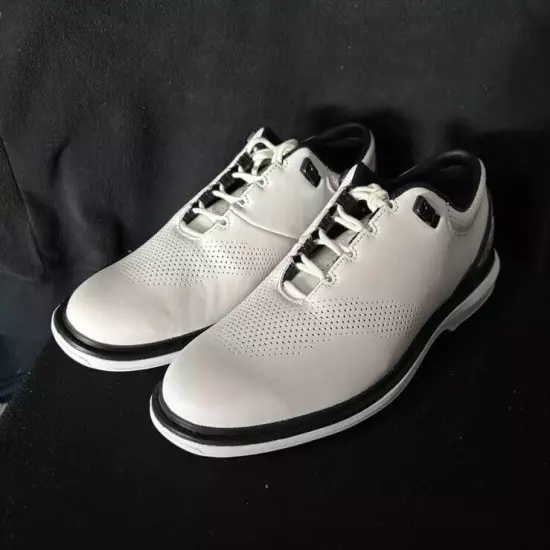 NIKE Air Jordan ADG 4 White Black Golf Shoes Cleats Men's Size 7 DM0103-110