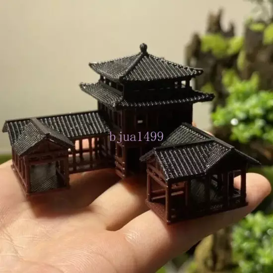 Chinese Ancient Architectural Model Aquarium Micro Landscape Bonsai 3D Printing