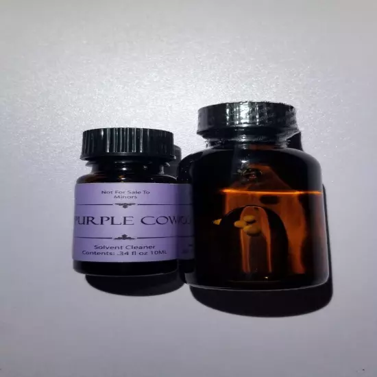 Sold Out Until 10/30 Leather Cleaner Purple Cow- New 'Old Euro Recipe' 30ml.