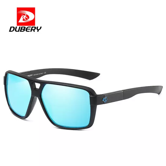 DUBERY Pilot Polarized Sunglasses Men Driving Fishing Sun Glasses Women Mirror