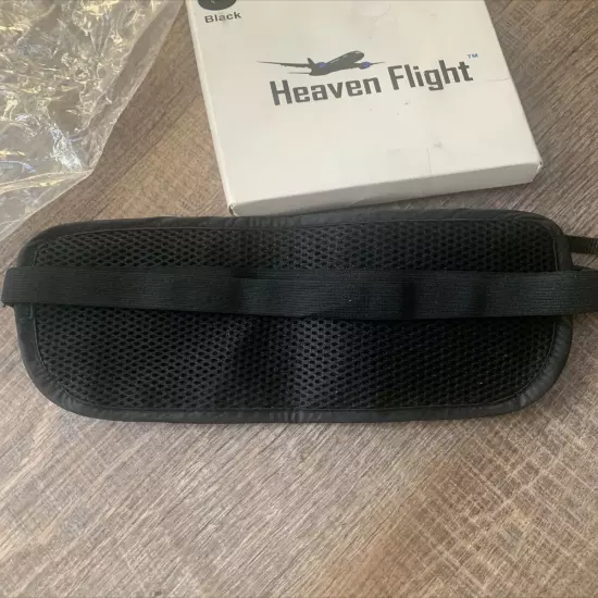 Heaven Flight Black Money Belt -Adjustable w/ buckle Pouch Safe for Valuables