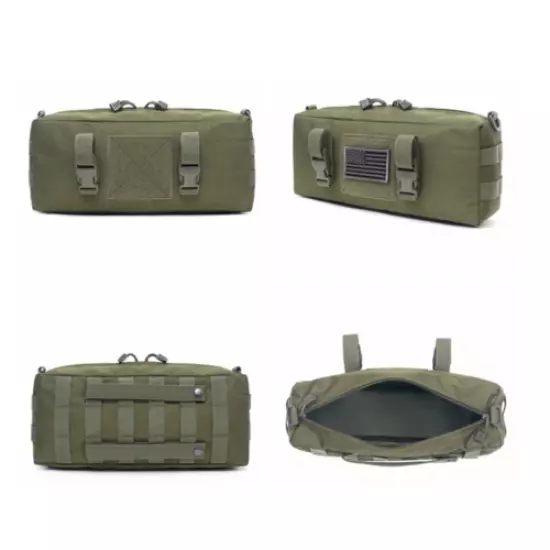 Large Capacity Waterproof Military Tactical Molle Moulder EDC Pouch Sling Bag