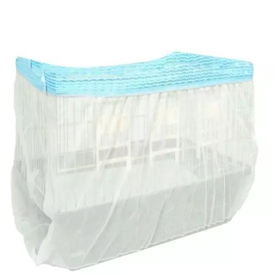 Bird Cage Pocket Seed Catcher Mesh Tulle XL Cir Max 80” Circumference