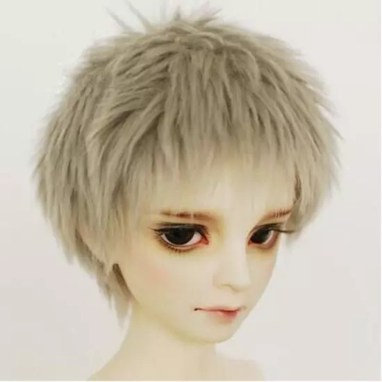 Handmade Toy 1/12 1/8 1/6 1/3 1/4 Doll Wig BJD/SD Doll Props Short Hair 1 Pcs