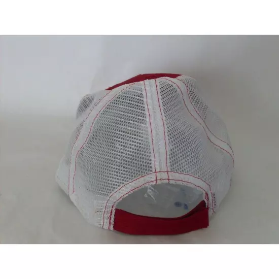 Red White & Barbecue Strapback Mesh Employee Hat