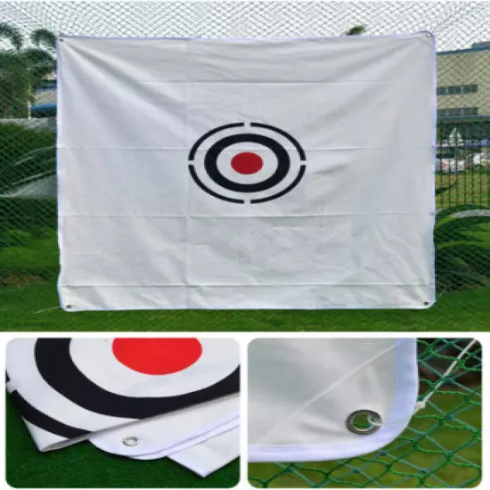 3mx3m Golf Beginner Practice Training Target Hitting Cage Net with Sponge Sleeve