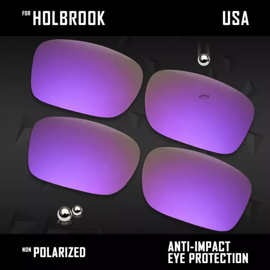 Anti Scratch Polarized Replacement Lenses for-Oakley Holbrook OO9102 Options