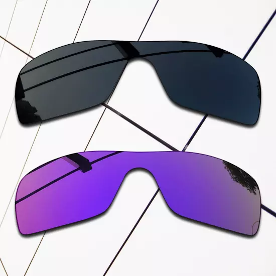 TRUE POLARIZED Replacement Lenses for-Oakley Batwolf Frame OO9101 Multi-Colors