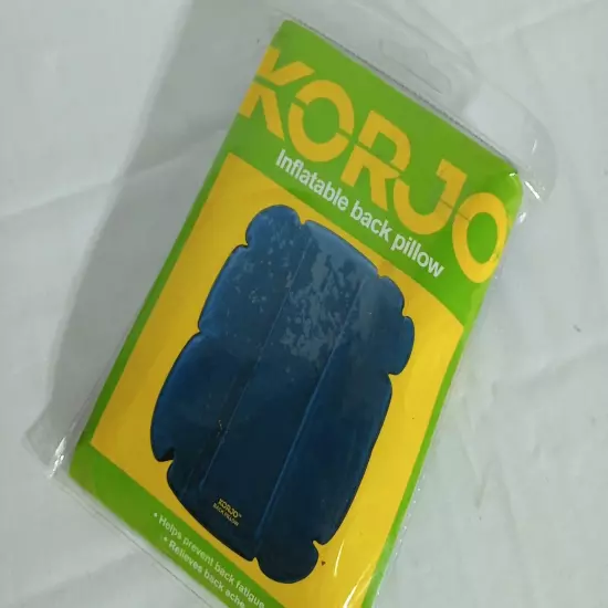 KORJO Travel Inflatable Back Pillow BP25 free postage 