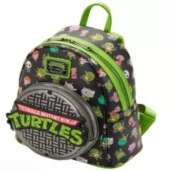 Loungefly Teenage Mutant Ninja Turtles (TMNT) Sewer Cap Mini Backpack