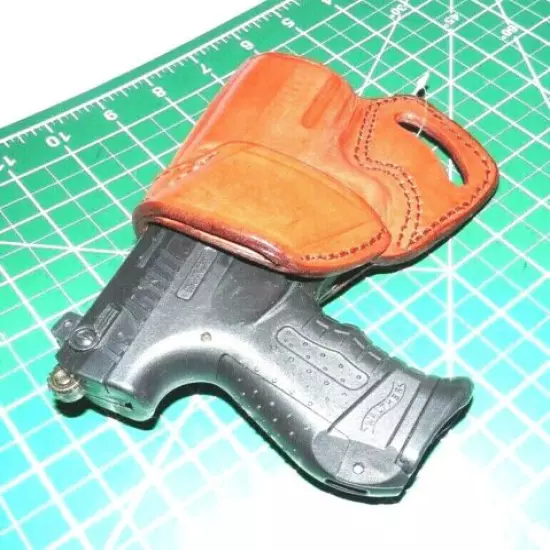 Tagua MBH-1032 AMBI Brown Leather SOB Holster for Walther P22 3.4"