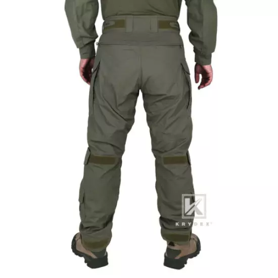 KRYDEX G3 Combat Trouser w/ Knee Pads Tactical Army Hunting Pants Ranger Green