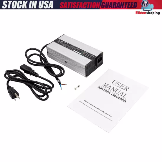 36 Volt DL-220W Golf Cart Battery Charger with Power Supply Cable New