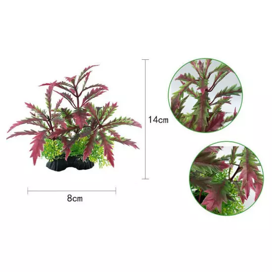 Artificial Fake Plastic Water Grass Plants for Fish Tank Aquarium Decoration