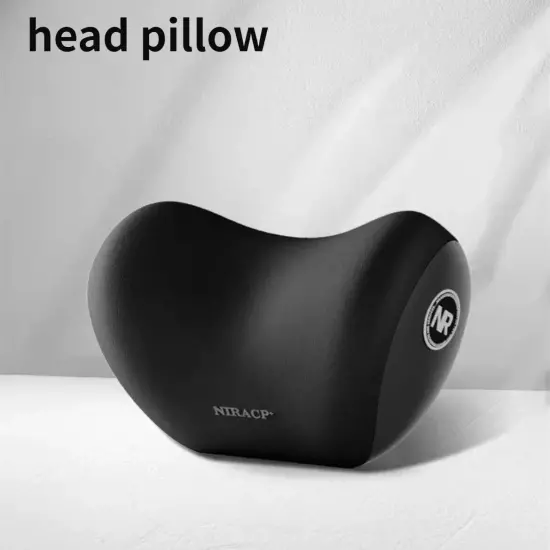 Car Headrest Lumbar Shoulder Pad Pillow Memory Cotton Lumbar Backrest Cushion